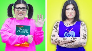 HOW TO BECOME POPULAR | CRAZY POPULAR VS NERD STUDENT IN COLLEGE BY CRAFTY HACKS PLUS