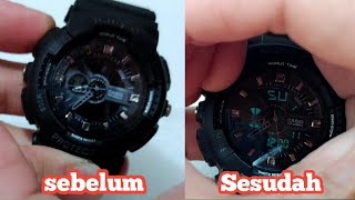 Cara perbaiki Lampu LED G-shock kw Ngak nyala #PecintaArloji