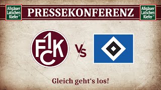 Livestream der Pressekonferenz vor dem Heimspiel gegen den Hamburger SV