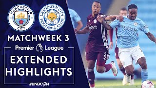 Manchester City v. Leicester City | PREMIER LEAGUE HIGHLIGHTS | 9/27/2020 | NBC Sports