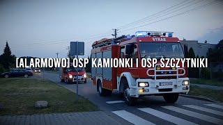 [Alarmowo] 339[P]51 z OSP Kamionki i 327[P]11 z OSP Szczytniki