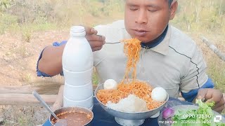 THLAM REL LEH SPICY MUKBANG THAKTUI KHAWP MAI