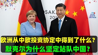 中欧投资协定：默克尔为何坚定支持中国？德国从协定里取得了什么好处！