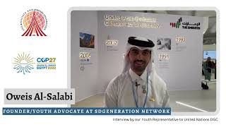 Oweis Al Salabi, FOUNDER and YOUTH ADVOCATE AT SDGENERATION NETWORK