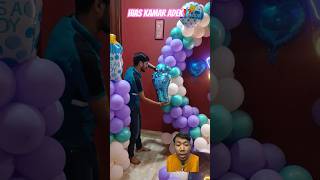 HIAS KAMAR ADEK⁉️#balloon #decoration #shorts #reaction