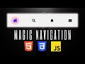 Creating a Magical Navigation Menu indicator | HTML, CSS & JavaScript Tutorial