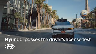IONIQ 5 robotaxi – Hyundai passes the driver's license test