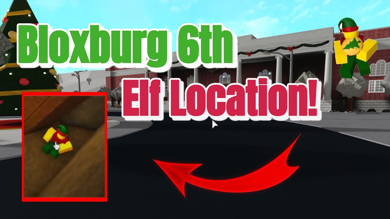 Bloxburg 6th Elf Location! Ll Elf Hunt 2021 - YouTube