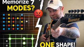 Stop Memorizing Guitar Modes — Learn All 7 with ONE Pentatonic Shape