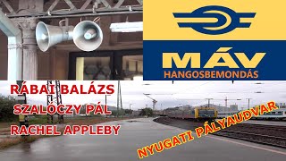 Hangosbemondás Budapest-Nyugati pályaudvaron | Hangosbemondások [2.rész]