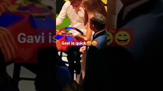 Girl gives Gavi her number #football#shorts#footballshorts #barcelona#spain#tiktok