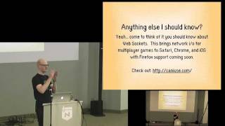 IGDATC Zachary Johnson Presentation - Ready to Play: JavaScript / HTML5 Game Development