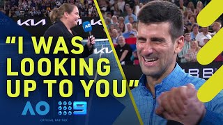 Jelena Dokic and Novak Djokovic share first Aus Open memory | Wide World of Sports