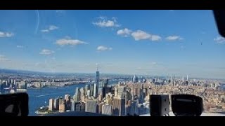 Flying the New York City Skyline Route with full ATC audio: Hudson river and East river exclusion