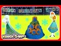 Disney Frozen Kinetic Sand Anna’s Birthday Frozen Fever!  Make Anna Birthday Cake with Elsa