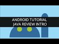 Android Tutorial Java-Java Review Intro(Part-1) | Edureka
