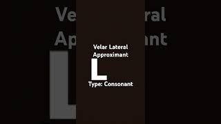 ʟ | Voiced Velar Lateral Approximant Consonant