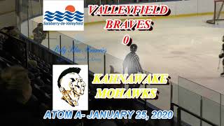 LHTO Jan 25, 2020 Atom A Valleyfield vs. Kahnawake