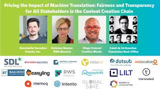 [GALA Connected 2021] Pricing the Impact of Machine Translation: Fairness and Transparency For All