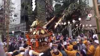 平成26年 三田 春日神社 大祭 宮神輿宮入り渡御。