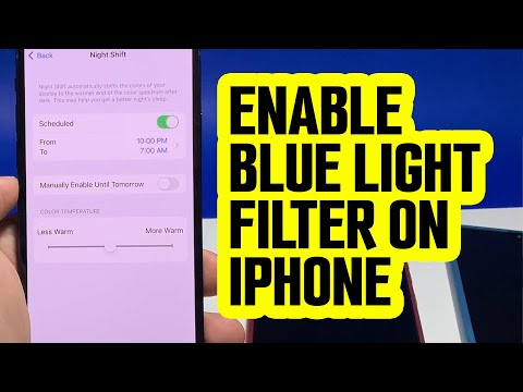 How To Turn Off Blue Light On iPhone