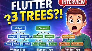Most Asked Flutter Interview Question: Explain the Three Trees