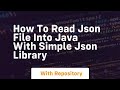 how to read json file into java with simple json library