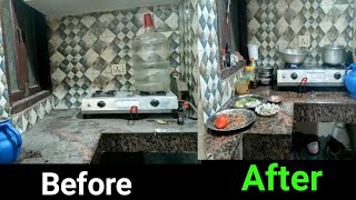 🧕Middle Class Kitchen Makeover | 🌺Kitchen Cleaning Vlog | Naaz Rustam vlog