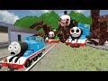 Building a Thomas Train Chased By Cursed Thomas and Friends turned into Choo Choo Charles & Friends