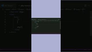 PHP TUTORIAL || Php Reverse A String -Strrer()|| #shorts #Youtube shorts