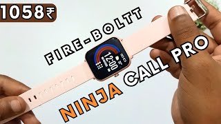 Fire-boltt Ninja Call Pro unboxing & review | Best smartwatch under 1500