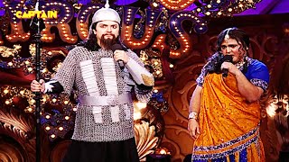 देखिये क्या हुआ जब चंगेज़ खान और बसंती की हुई टक्कर 🤣🤣|| Comedy Circus 1 15