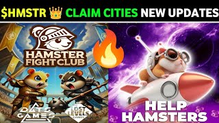 $HMSTR KOMBAT CLAIM NEW CITIES | HAMSTER KOMBAT STAKE $HMSTR TOKEN | HAMSTET KOMBAT NEW UPDATES