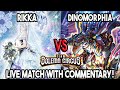 Rikka VS Dinomorphia : Yu-Gi-Oh! Locals Feature Match | Live Duel