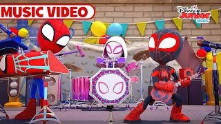 In the Friendly Neighborhood Music Video 🎶 | Marvel's Spidey and his Amazing Friends | @disneyjr