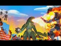 GODZILLA Goes On a RAMPAGE - Monster: Titans Playground