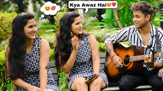 Totla Singing Bhojpuri Song In Public | Prank On Cute Girl | Epic Reactions | Jhopdi K @AshishMani