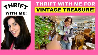 Thrift With Me For Vintage Treasure - Vintage Jewelry SCORE!