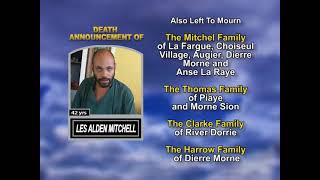 Les Alden Mitchell ~ Long Obituary