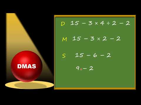 Dmas Simplification English Version Youtube