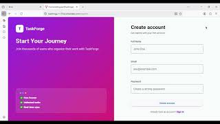 TaskForge – Modern Task Management App | Angular + Node.js + Express + PostgreSQL