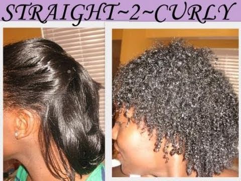 how to get curly hair back after straightening it too much