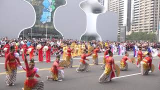 [ 2018臺中國際踩舞祭 ] 踩舞遊行~印證幸福文化交流舞蹈團