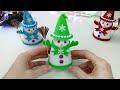 ☃️ Снеговик из фоамирана 🎄 Новогодние поделки своими руками