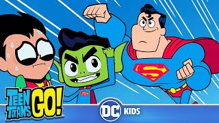Superman's BEST Appearances! | Teen Titans Go! | @dckids