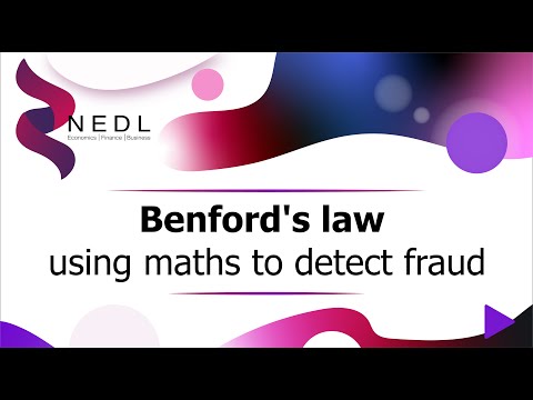 Benford’s Law – Detecting accounting fraud with the help of mathematics (Excel)