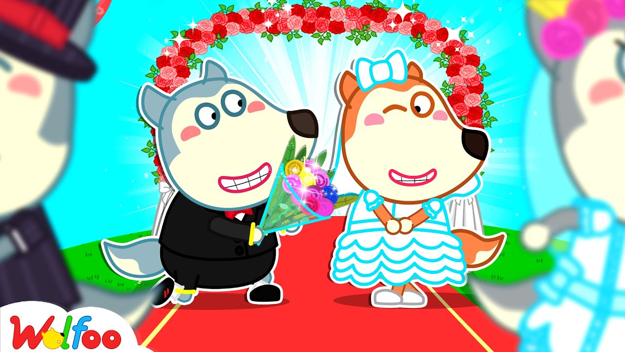 Lucy Dresses Up as a Bride in Parents' Wedding - Kids Stories about Wolfoo Family | Wolfoo Family
