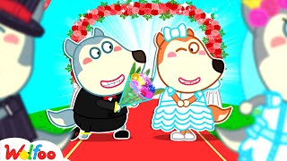 Lucy Dresses Up as a Bride in Parents' Wedding - Kids Stories about Wolfoo Family | Wolfoo Family