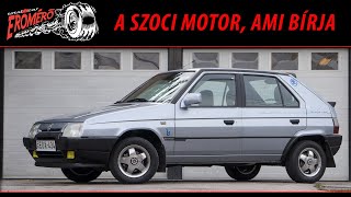 A szoci motor, ami bírja - Škoda Favorit 1.3 Silverline a Totalcar Erőmérőben