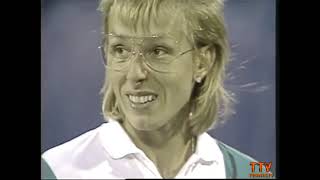 Martina Navratilova 🔥 With Dunlop Max 200G OWNS Steff Graf for 15 Minutes